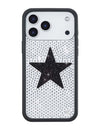 Rhinestone Star | White and Black iPhone Case