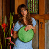The Solo Avocado Jute Bag In Green