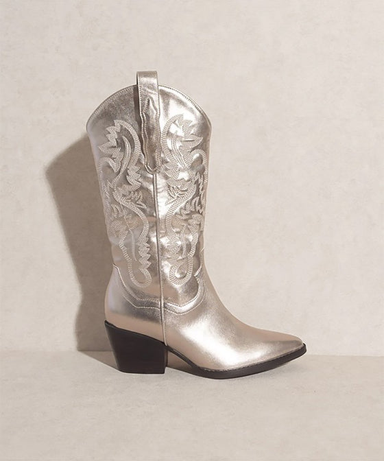 Amaya Boot- Champagne