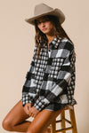 Plaid Fleece Button Down Shirt