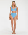 Cabana Stripe Bikini (Blue Poppy)