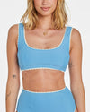 Cabana Stripe Bikini (Blue Poppy)