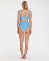 Cabana Stripe Bikini (Blue Poppy)