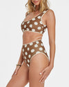 Polka Dot Bikini (Brown)