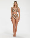 Polka Dot Bikini (Brown)