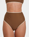 Polka Dot Bikini (Brown)