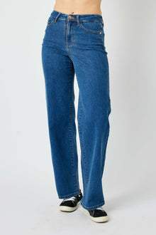  High Rise Straight Jeans