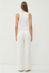 Round Neck Wide Strap Tank