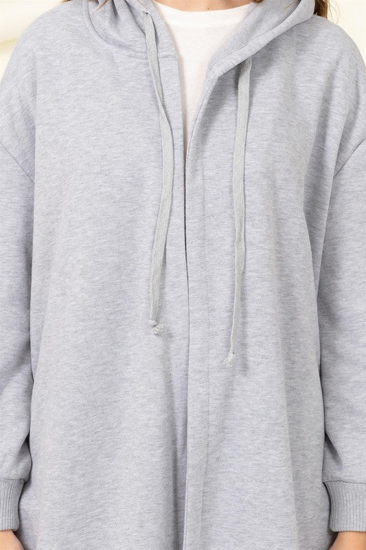 Bliss French Terry Hooded Coat