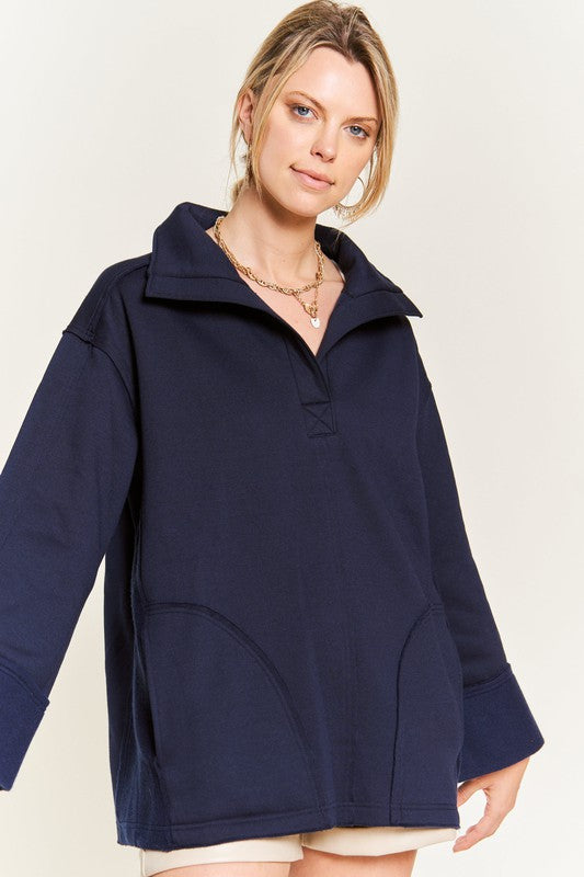 Oversized Knit Top