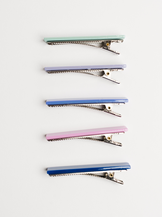 Flora Clips - Mulberry