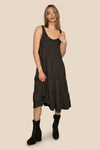 Eli Tiered Dress - Vintage Black