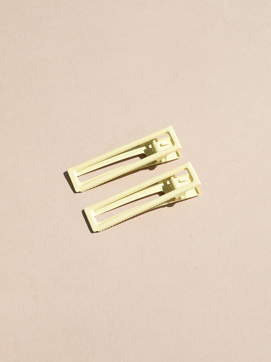 Lu Lu Hair Clips - Butter