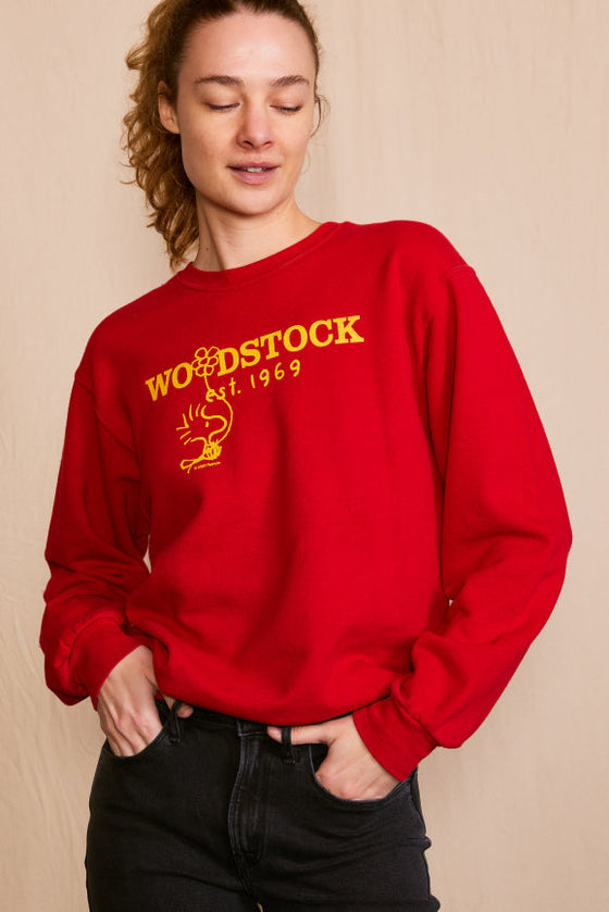 Peanuts Woodstock Authentic Vintage Crewneck