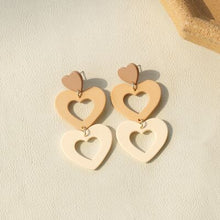  Cutout Heart Acrylic Earrings
