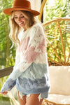 Color Block Openwork L/S Sweater