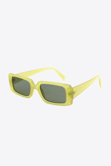 See Green Rectangle Sunglasses